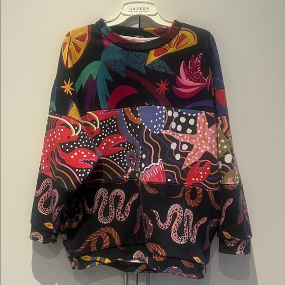 FARM Rio Tops - Farm Rio Mixed Print Sweatshirt